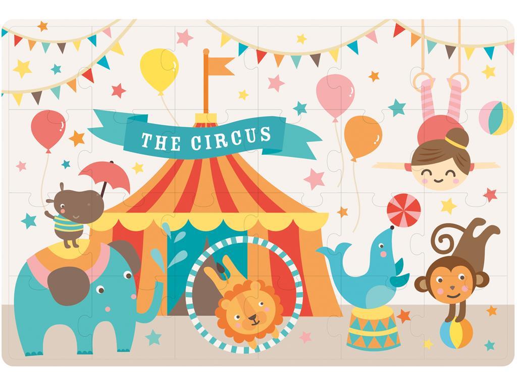 Apli kids Sestavljanka velika cirkus