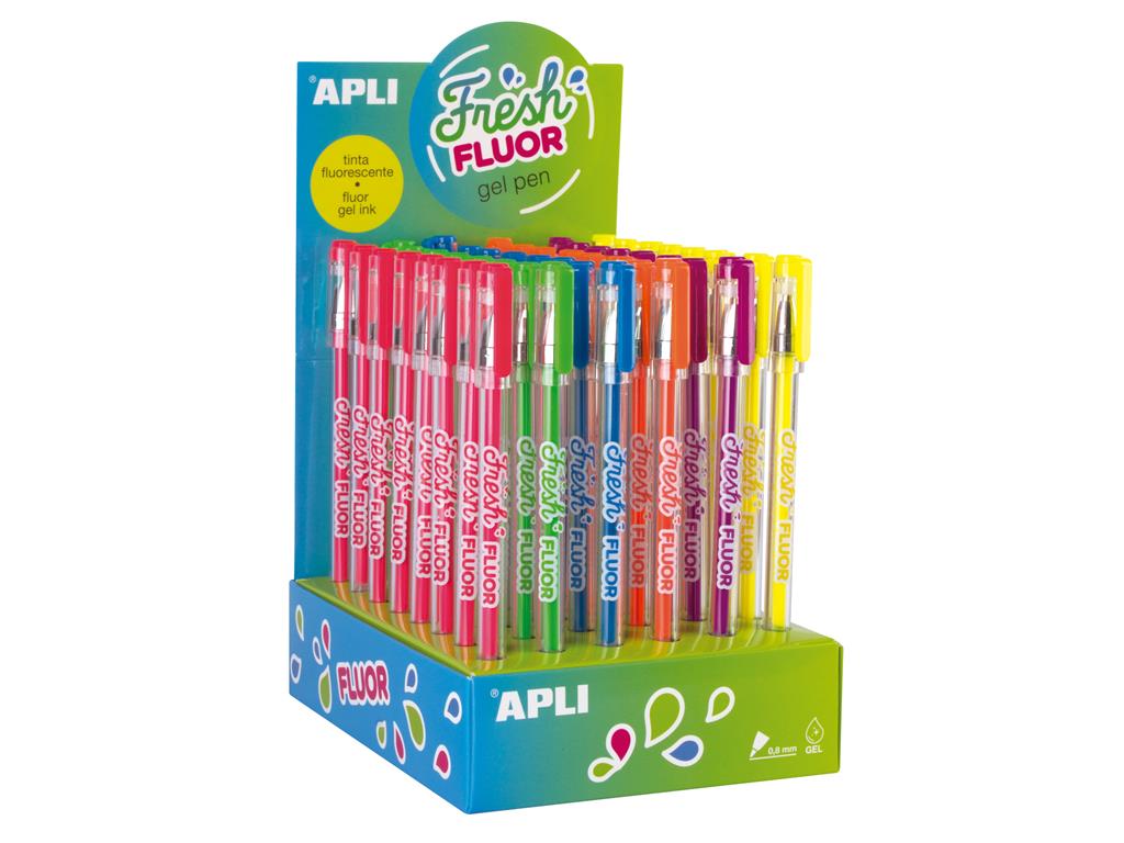 Apli kids Gel pisala fluorescentne barve