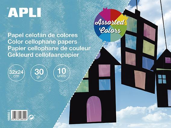 Apli kids Celofanski papir 32x24 10 kos