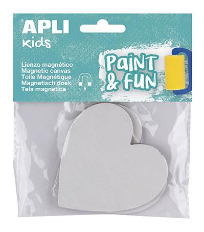 Apli kids Magnetno platno, srce 75 x 75 mm, 2 kos