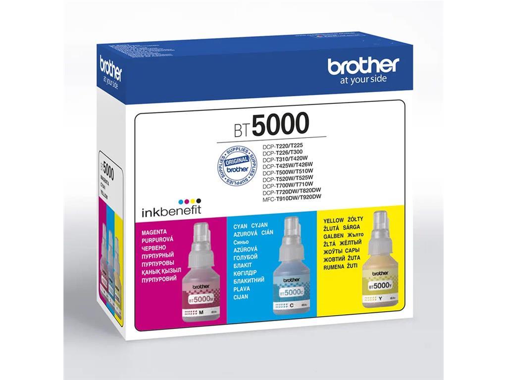 Brother Kartuša BT5000CLVAL, ValuePack 1xCMY