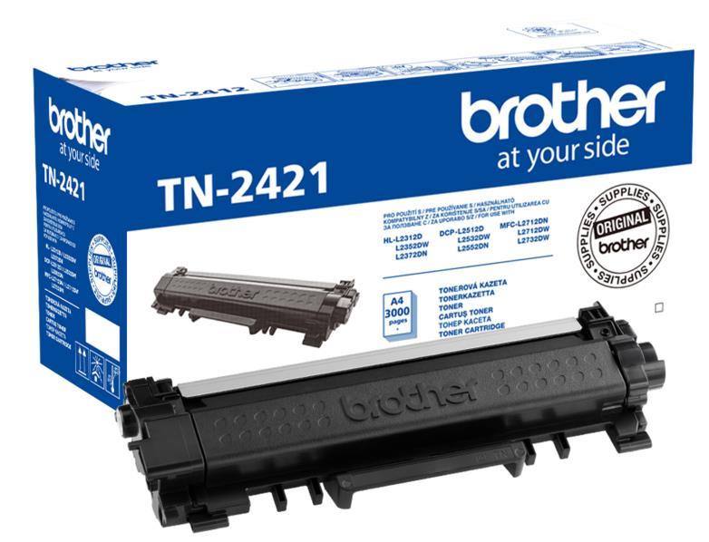 Brother Toner TN2421, črn, 3.000 strani