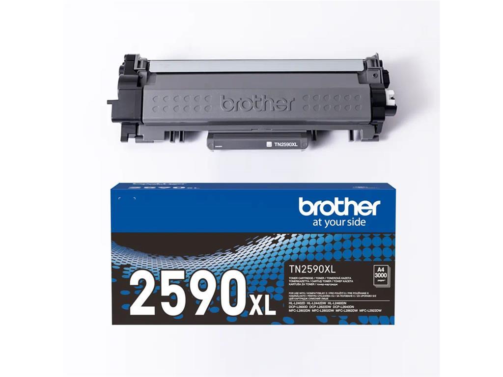 Brother Toner TN2590XL, črn, 3.000 strani