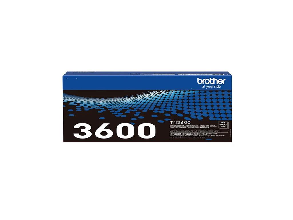 Brother Toner TN3600, črn 3.000 strani