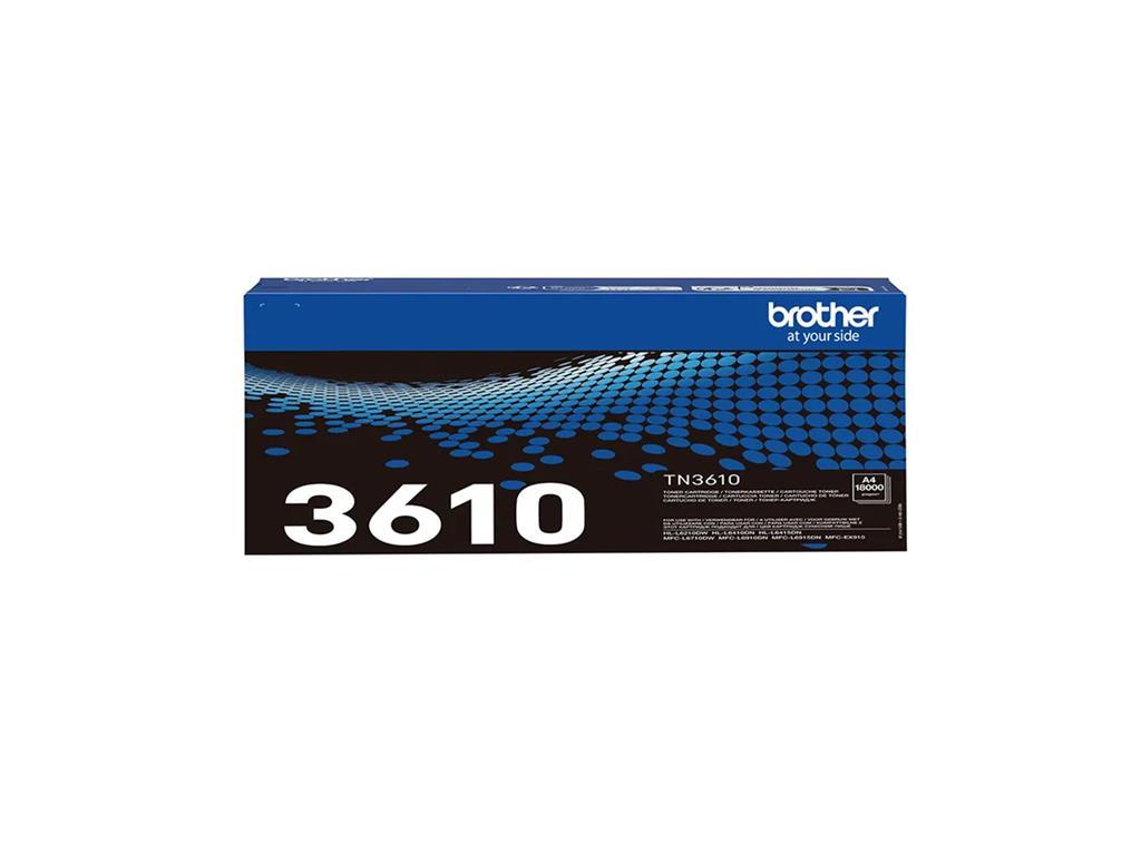 Brother Toner TN3610, črn, 18.000 strani