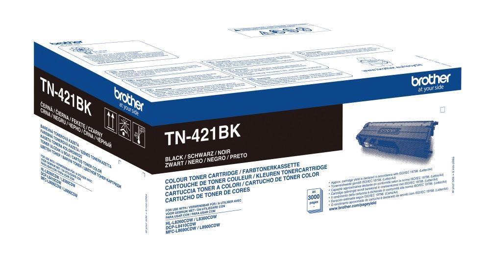 Brother Toner TN421BK, črn, 3.000 strani