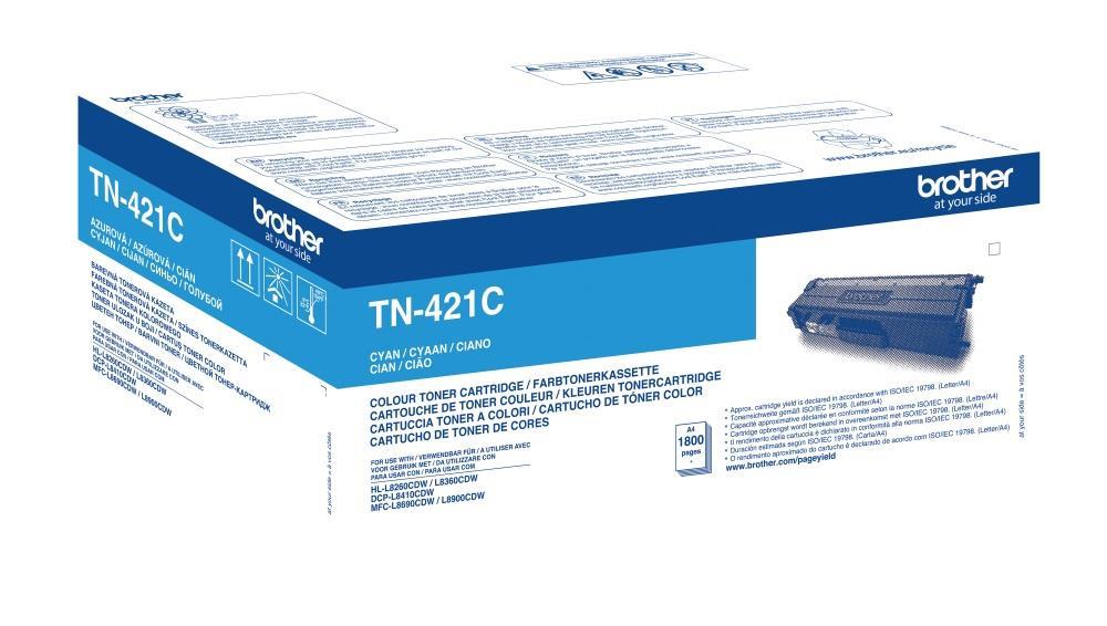 Brother Toner TN421C, cyan, 1.800 strani