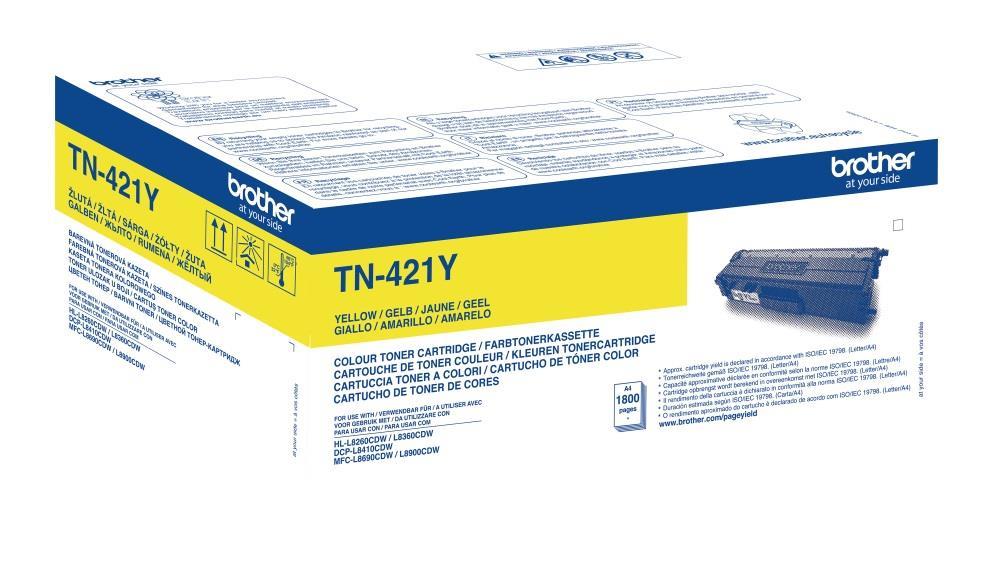 Brother Toner TN421Y, yellow, 1.800 strani