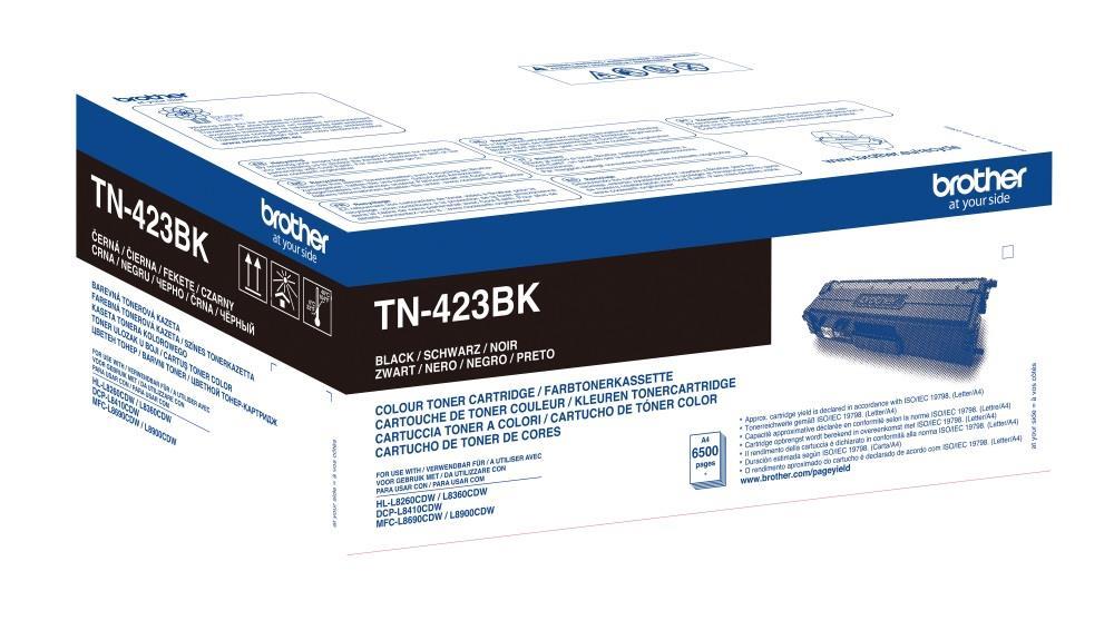 Brother Toner TN423BK, črn, 6.500 strani