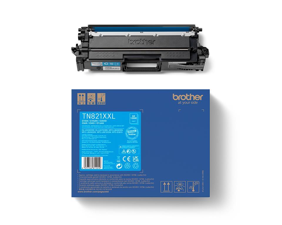 Brother Toner TN821XXLC, cyan, 12.000 strani