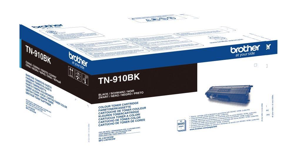 Brother Toner TN910BK, črn, 9.000 strani