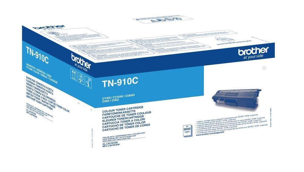 Brother Toner TN910C, cyan, 9.000 strani