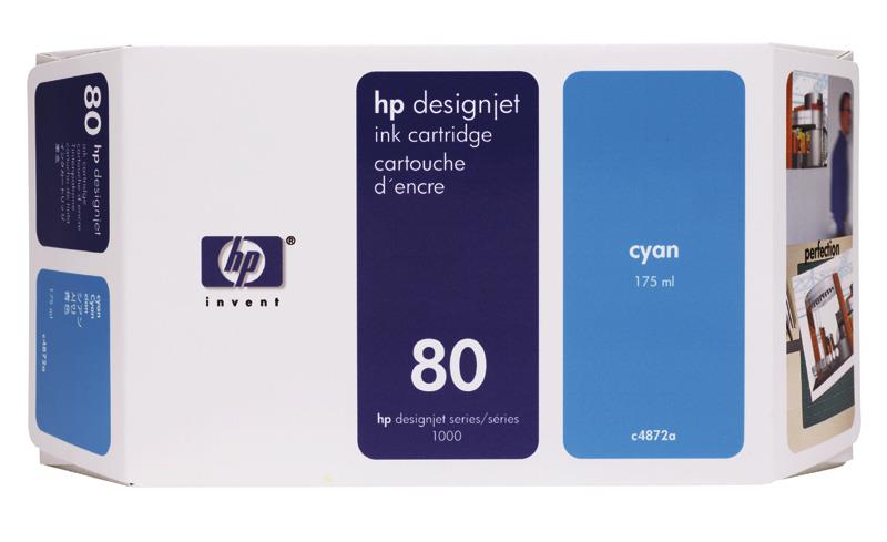  ČRNILO HP 80 CYAN ZA DSJ 1xxx,