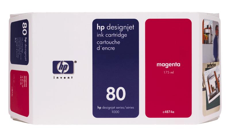  ČRNILO HP 80 MAGENTA ZA DSJ 1xxx,