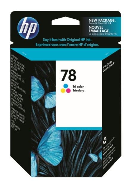  ČRNILO HP BARVNO 78 ZA DJ970, 19 ML