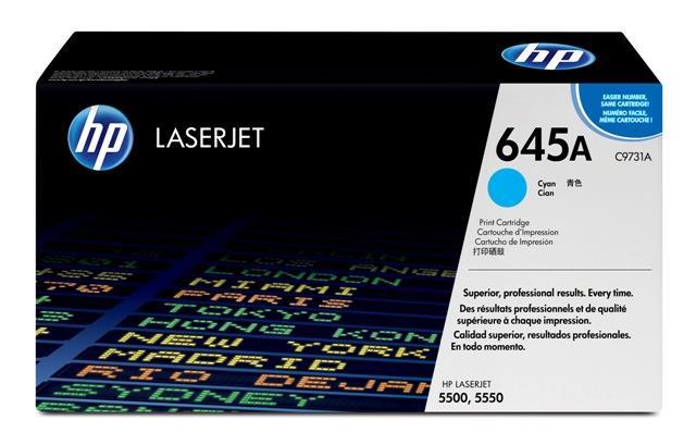  TONER HP 645A CYAN BARVEN CYAN