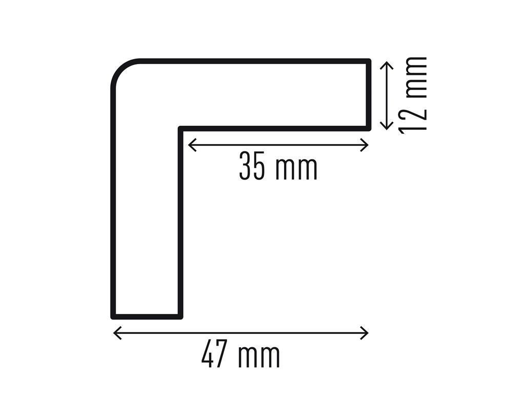 DURABLE Profil za zaščito vogalov C35