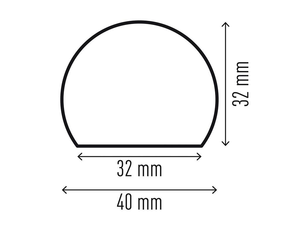 DURABLE Profil za zaščito površine S32R