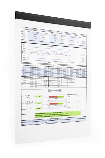 DURABLE Letvica DURAFIX 210 mm, črna