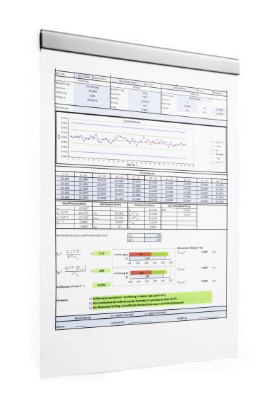 DURABLE Letvica DURAFIX 210 mm, srebrna