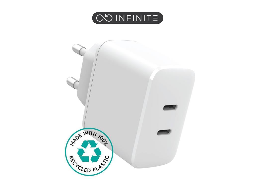 eSTUFF INFINITE polnilnik 2x USB-C 35W