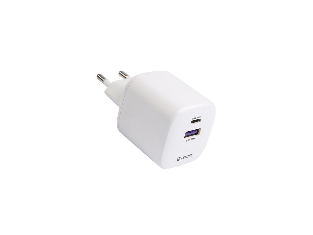 eSTUFF INFINITE polnilnik USB-C, USB-A 67W GaN