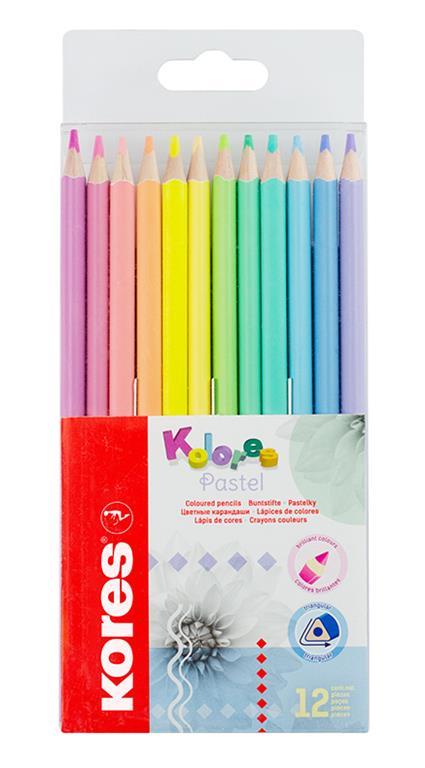 Kores Barvice Kolores Pastel 12 kos