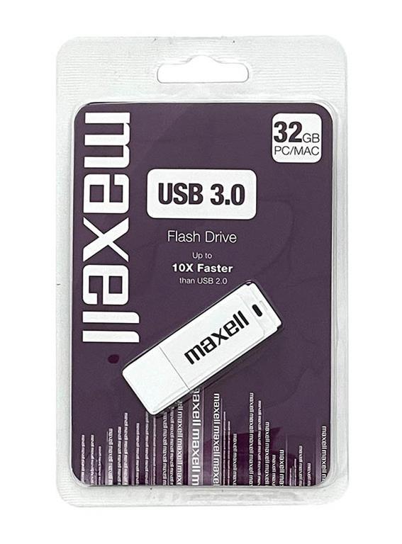 Maxell USB ključ 32GB bel 3.0