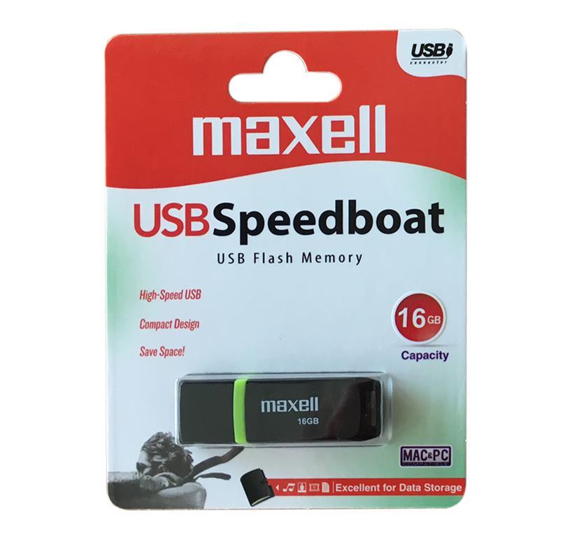 Maxell USB ključ 16GB Speedboat 2.0