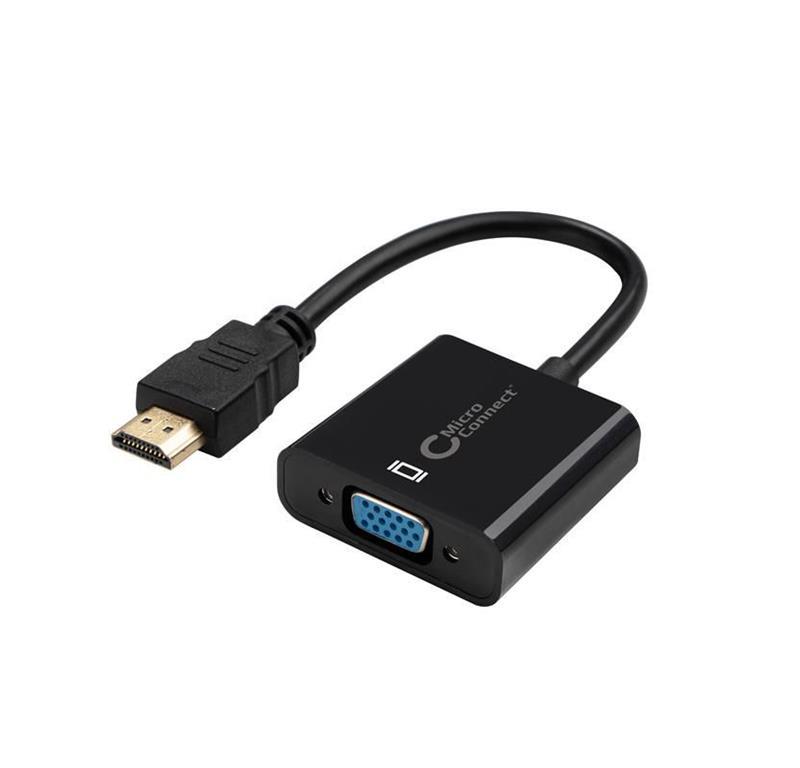 MicroConnect Adapter HDMI do VGA, 0,15m