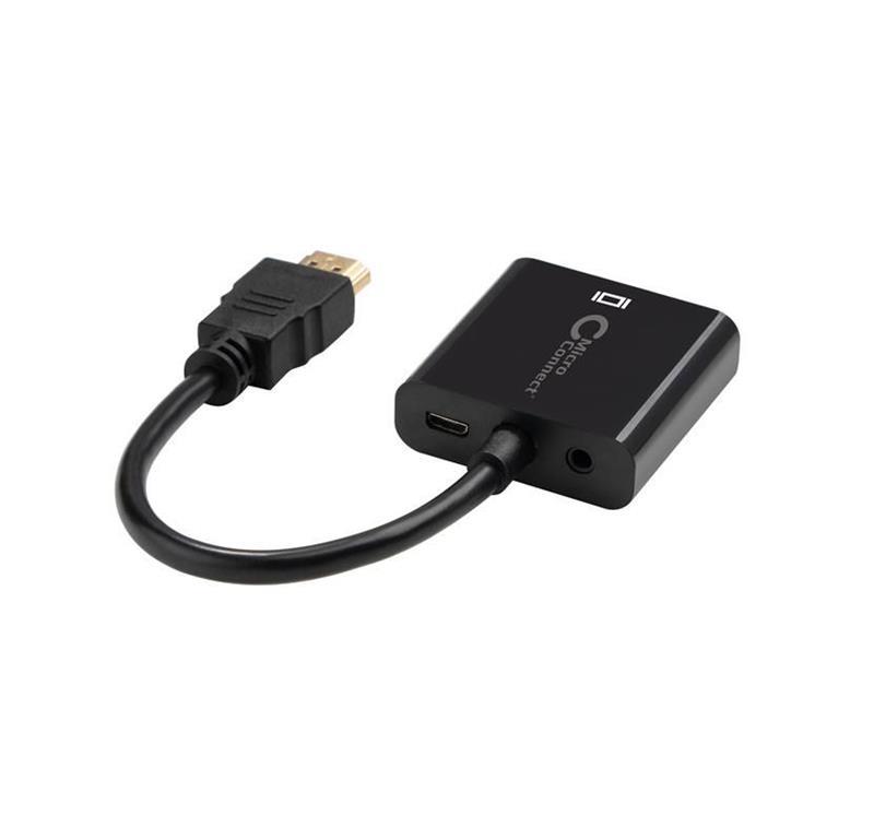 MicroConnect Adapter HDMI do VGA, 0,15m