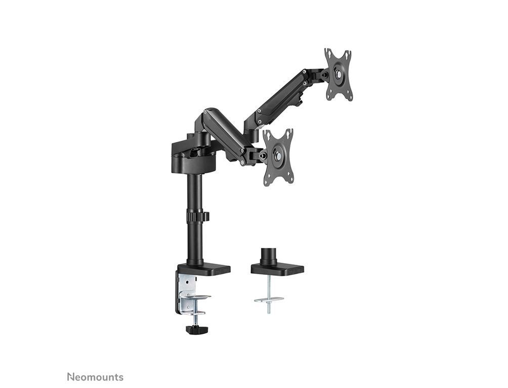 Neomounts Gibljivi nosilec za 2 monitorja 17-27''