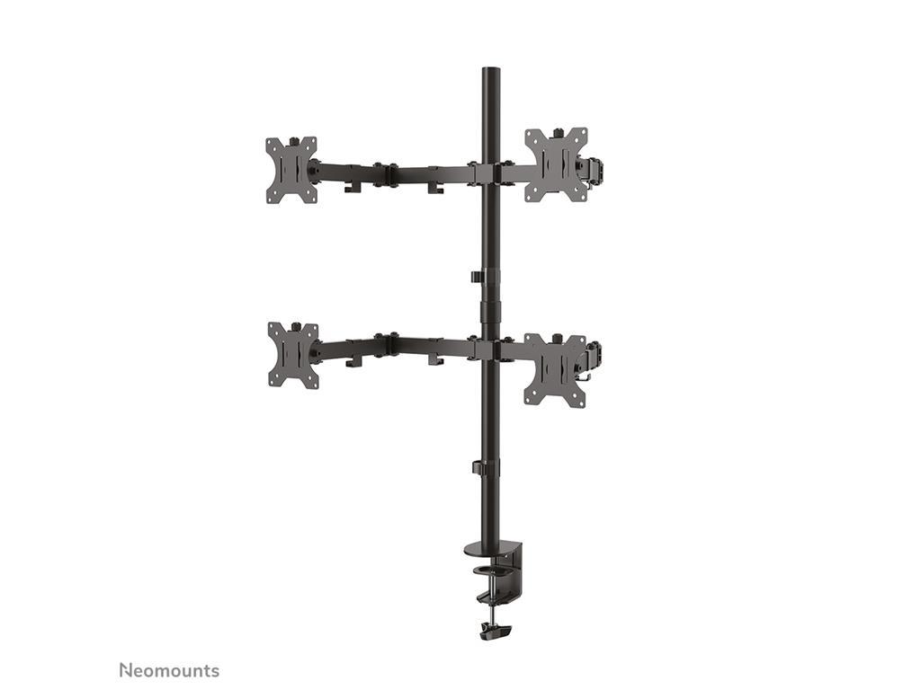 Neomounts Gibljivi nosilec za 4 monitorje