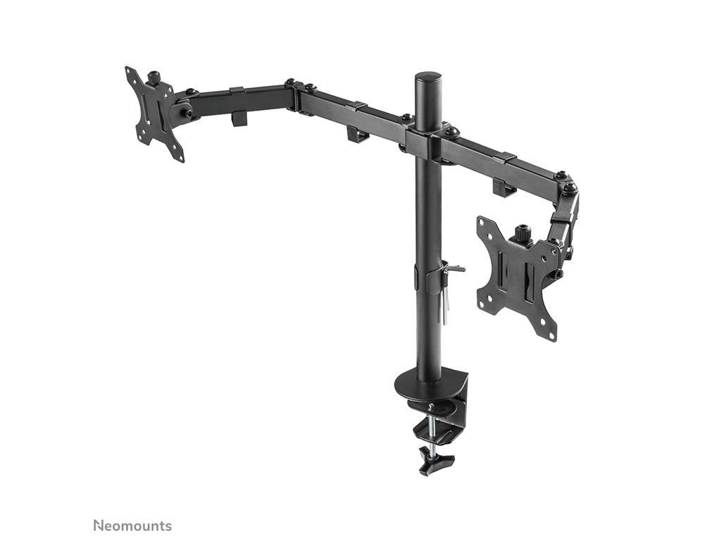 Neomounts Gibljivi nosilec za 2 monitorja