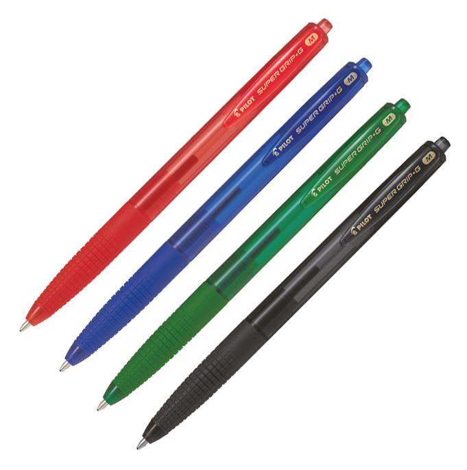 Pilot Kemični svinčnik Super Grip G F, BARVE