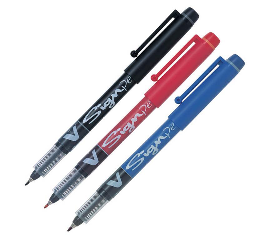 Pilot Marker V SIGNPEN, BARVE