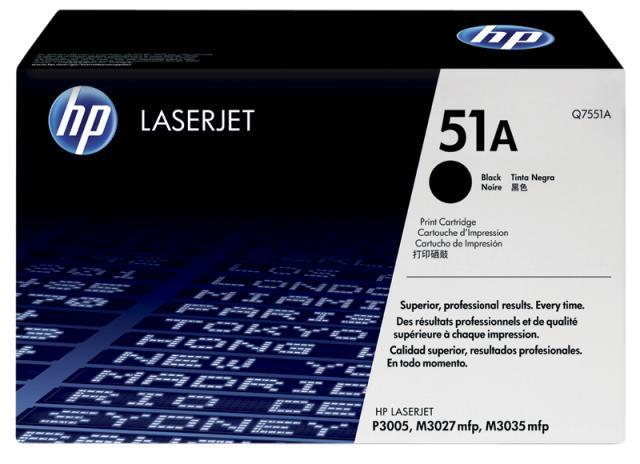  TONER HP 51A ČRN ZA LJ P3005,