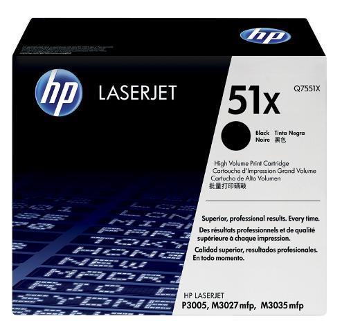  TONER HP 51X ČRN ZA LJ P3005,