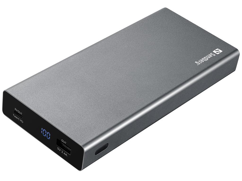 Sandberg Baterija Powerbank USB-A, USB-C, PD 88W