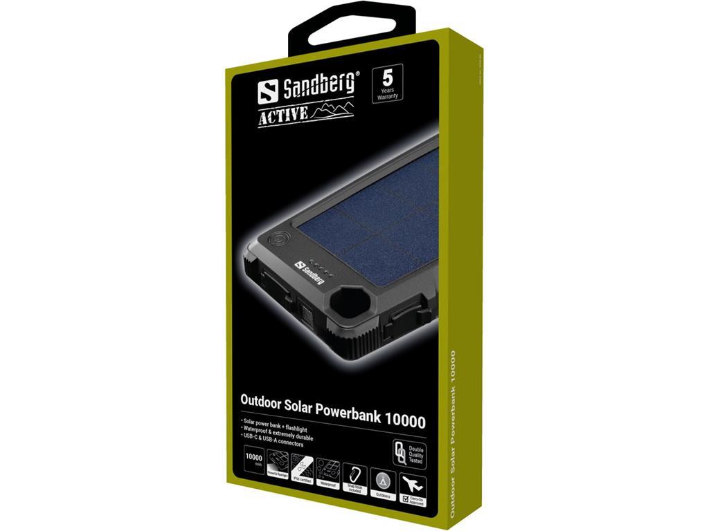 Sandberg Solarna baterija Powerbank 10000