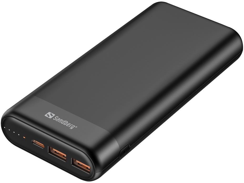 Sandberg Baterija Powerbank USB-A QC 3.0, USB-C